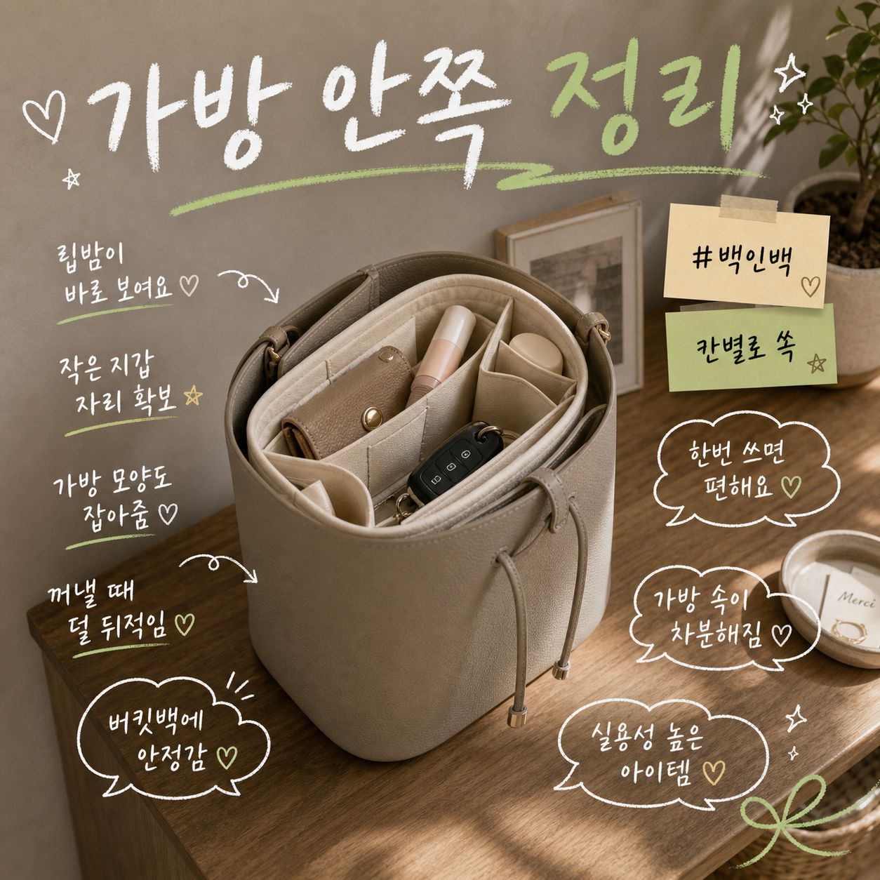 디주드 고야드 미니앙주 앙주미니 맞춤 호환 이너백 백인백
