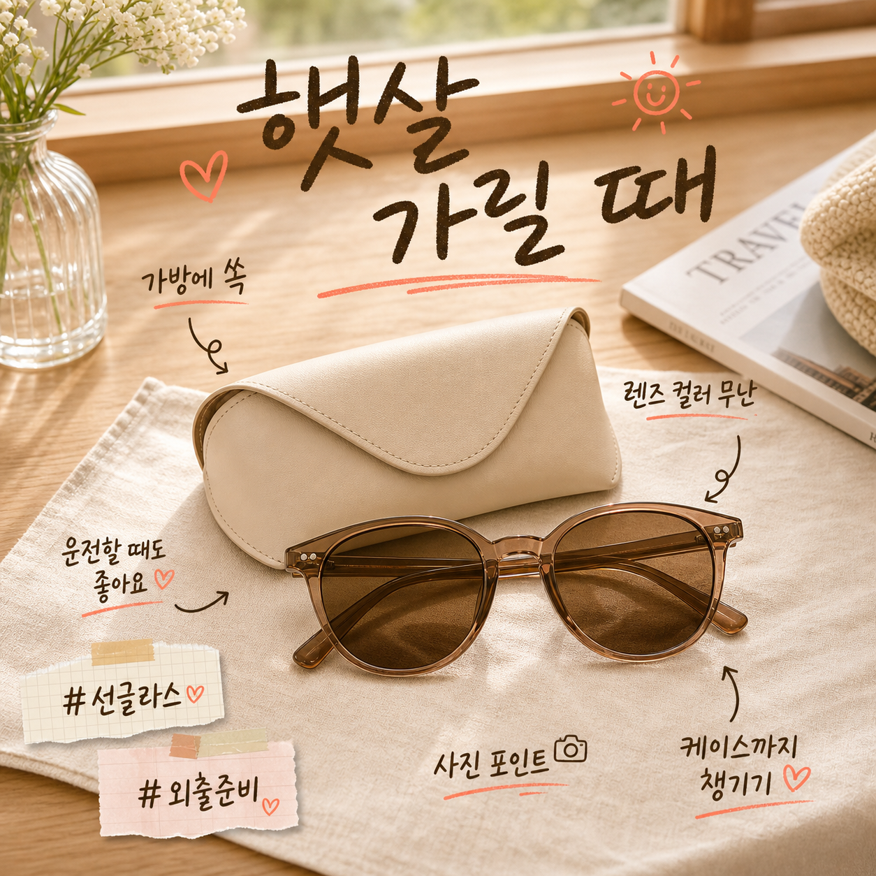 라피던트 C플립업 편광 선글라스 클립 덮경 2개 세트