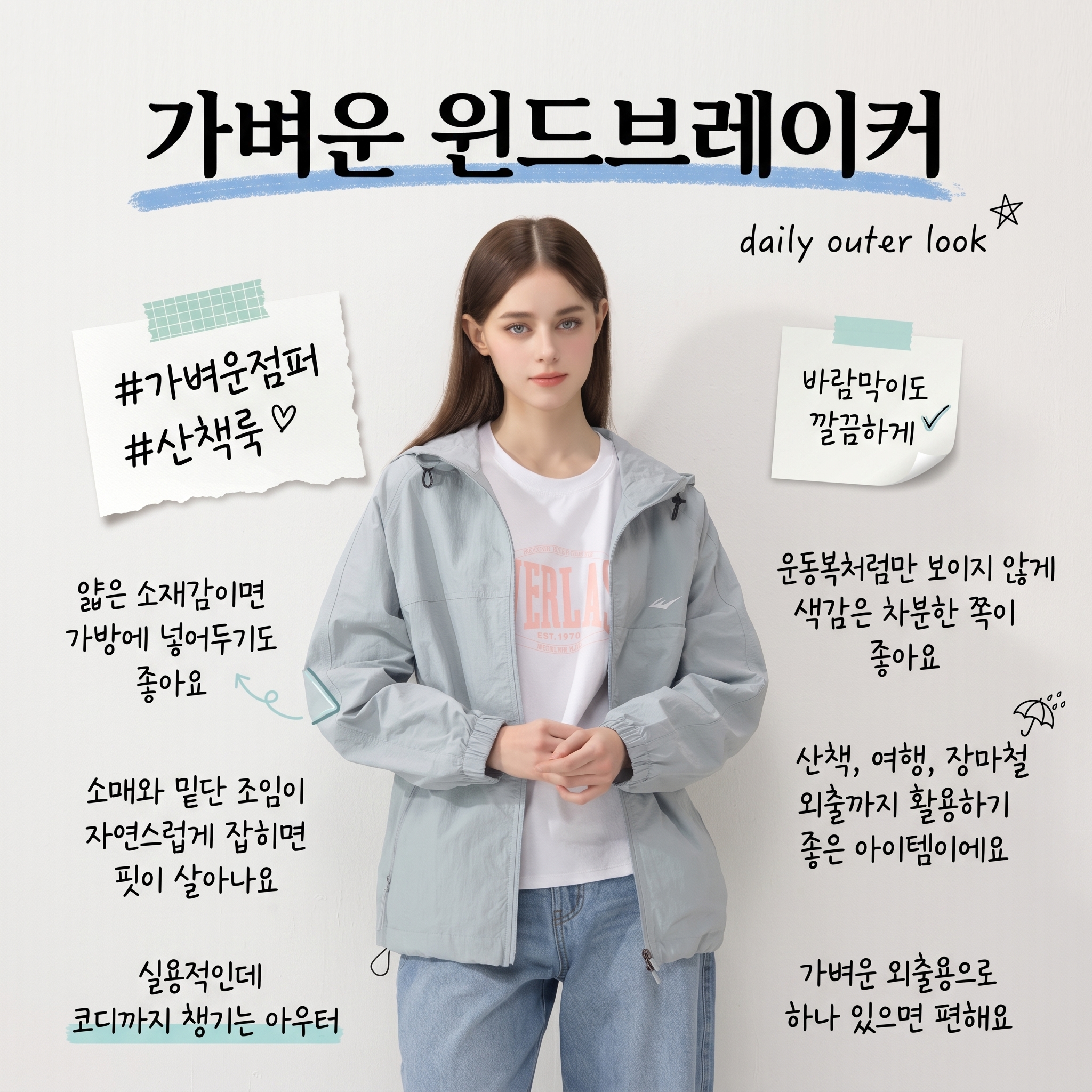 에버라스트 러닝 바람막이 남녀공용 윈드 자켓