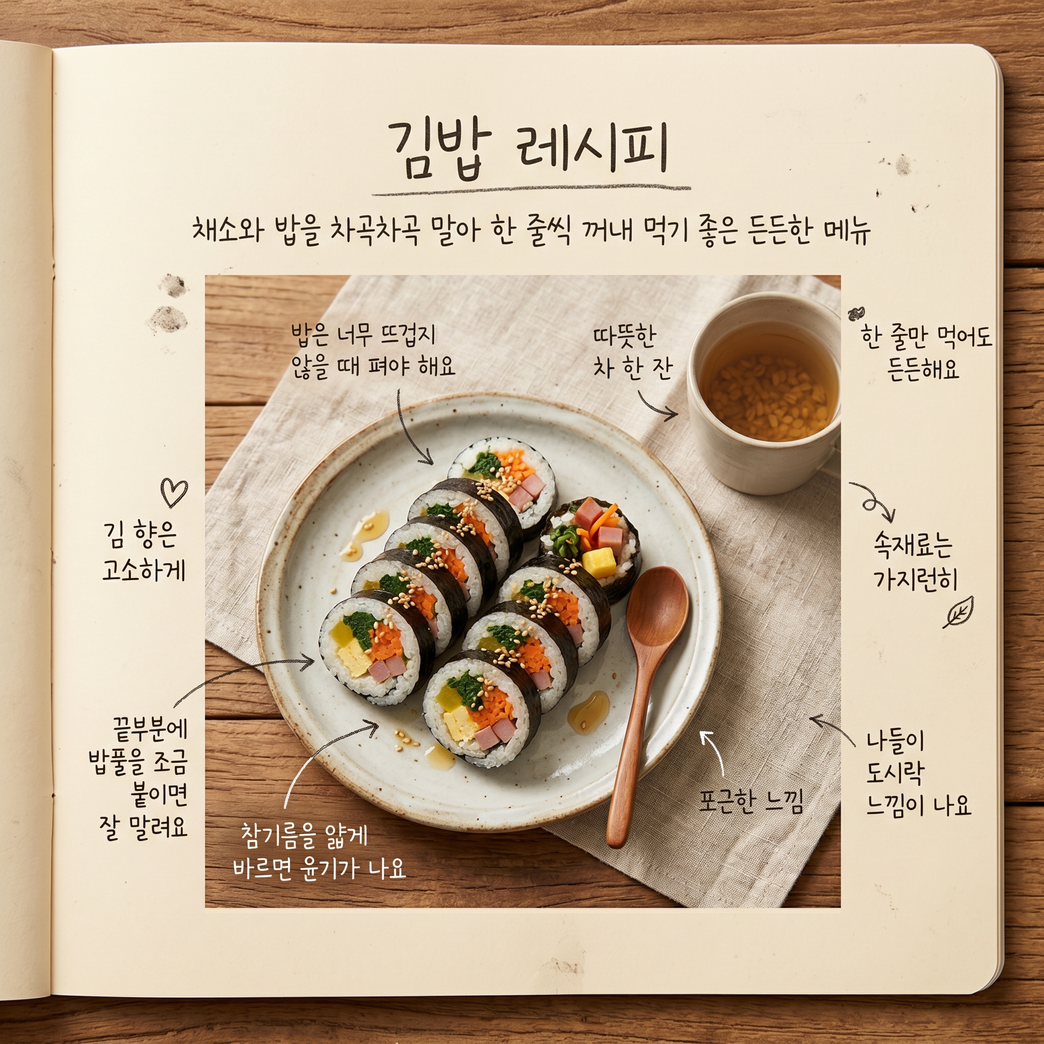 예지김 진도 네번 구운 김밥김 10매 / 개별 포장 구운김 전장김, 10개, 22g